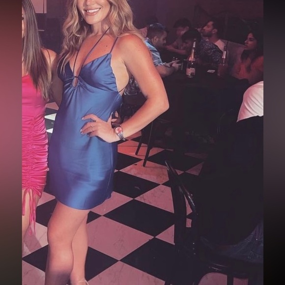 Ace Satin Strappy Dress - Picture 7 of 10